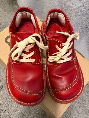 Duckfeet Fyn Red Leather Oxfords/Loafers shoes EU39 Women’s 8.5-9